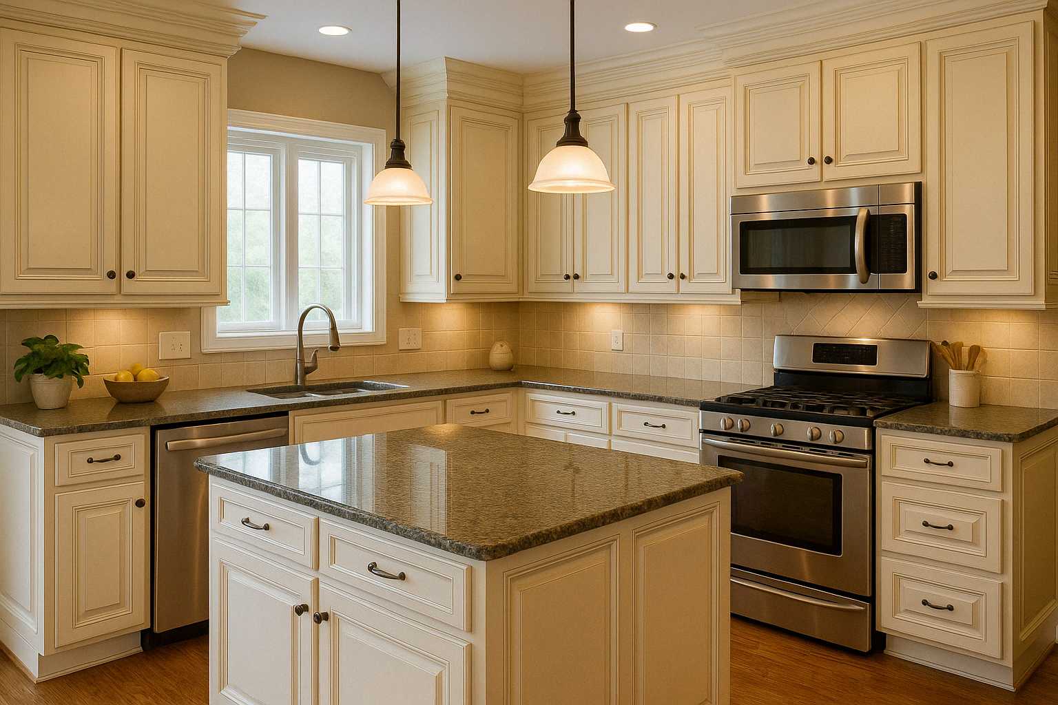 raised panel kitchen cabinet
