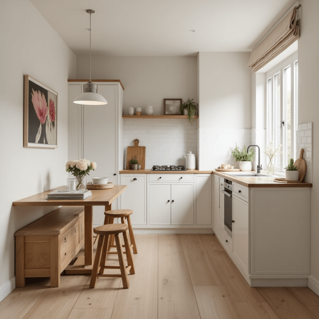 How to Maximize Space in a Small Kitchen 4 Multi-functional island with hidden storage in a small kitchen to maximize space